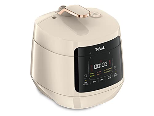 ティファール 電気圧力鍋 無水調理 3L 2~4人用 1台16役 独自の煮込み鍋 「ラクラ・クッカー プラス コンパクト」 時短 アイボリー CY353AJP ポリプロピレン製
