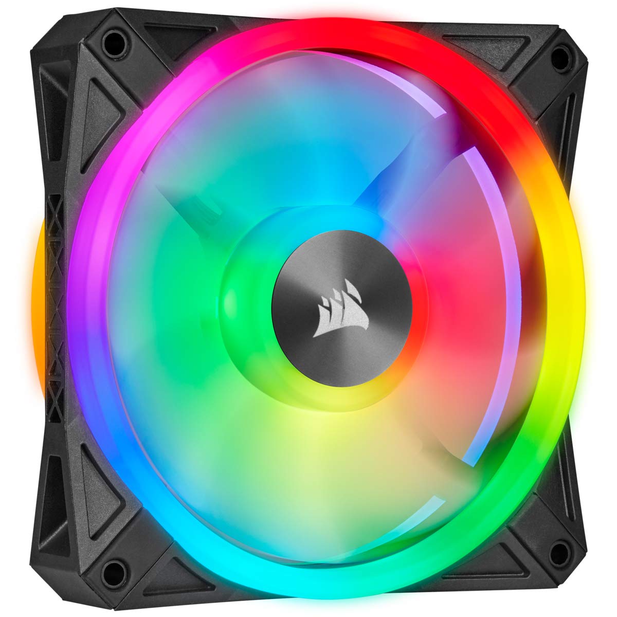 Corsair iCUE QL140 RGB 140粍 2連気違い一揃いの道具 PWM相応う マイコン入れもの気違い CO-9050100-WW FN1376