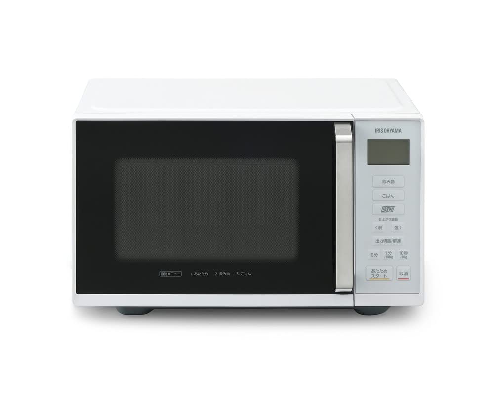 アイリスオーヤマ 電子レンジ 22L フラットテーブル ヘルツフリー 全国対応 時短調理 スピードあたため 自動メニュー3種類 シンプル操作 ホワイト IMB-F2202-W｜GOODWOODS