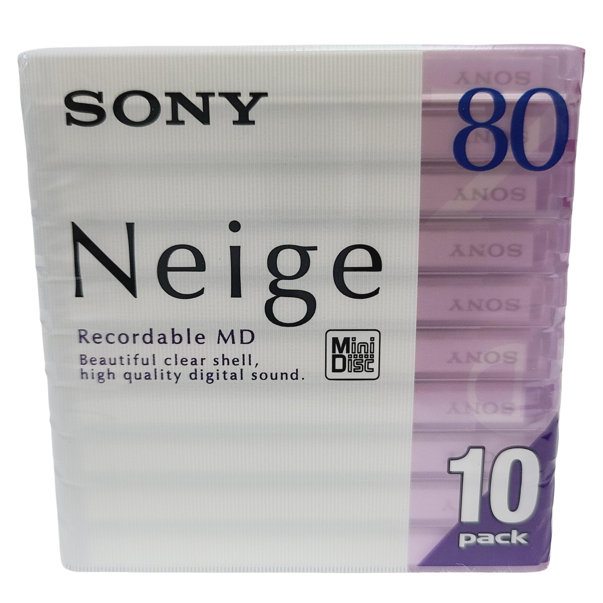SONY 10MDW80NED ミニレコード盤 80分10枚組
