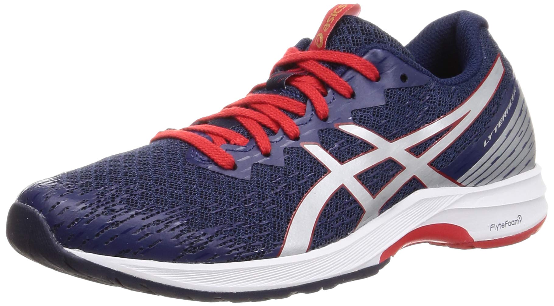 【楽天市場】[asics(アシックス)] ランニングシューズ LYTERACER 3 レディース ピーコート/ピュアシルバー 24.5 cm