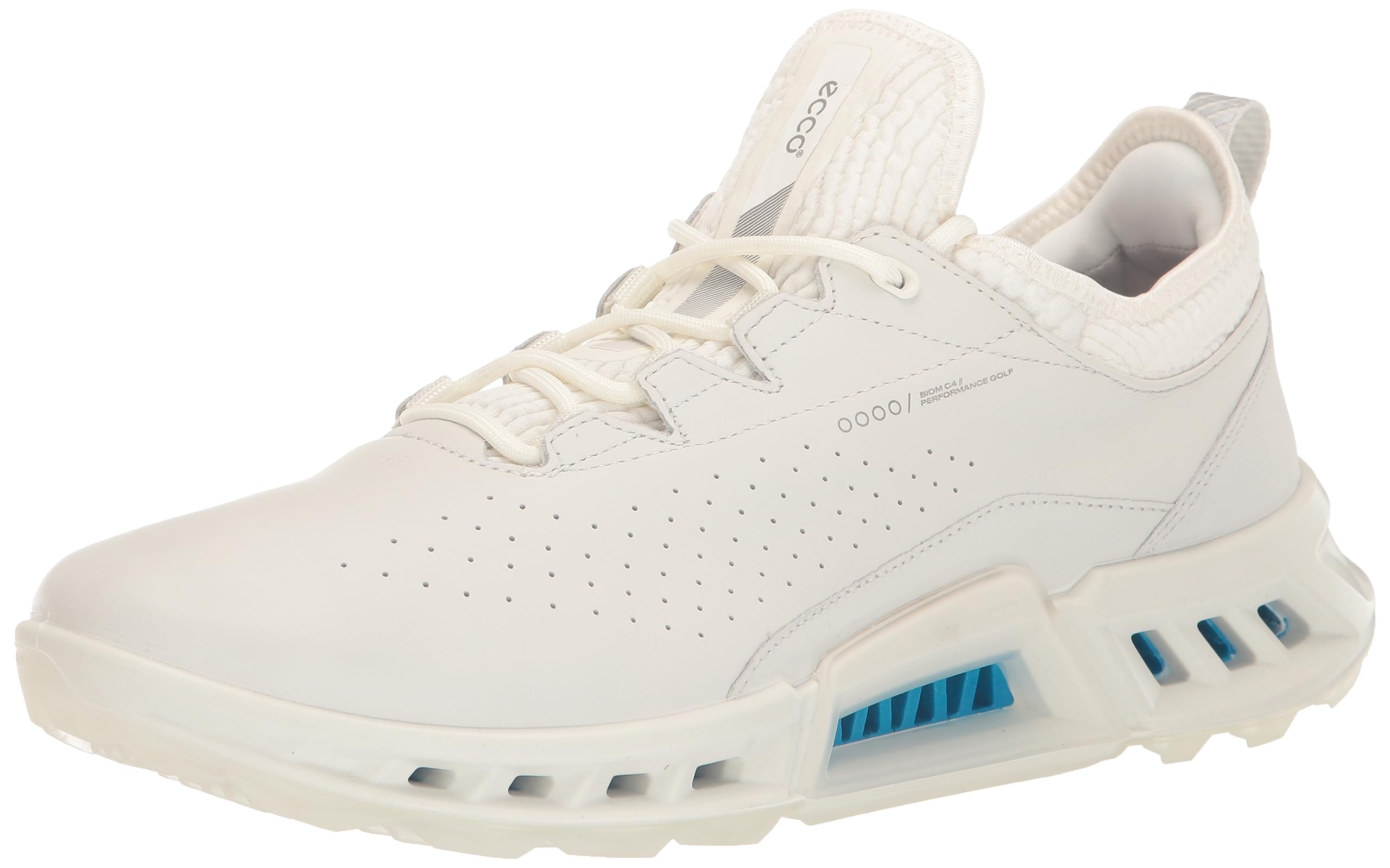 [エコー] メンズ防水レースアップゴルフシューズ バイオム C4 WHITE 24.5 cm 3E｜GOODWOODS