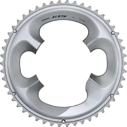 シマノ(SHIMANO) リペアパーツ チェーンリング 50T-MS (シルバー)50-34T用 FC-R7000 Y1WV98020