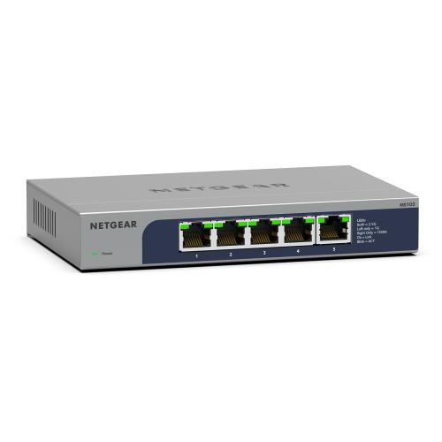 置き目品 サイバー空間歯車 NETGEAR スイッチングこしき 5界面 2.5G 金属元素筐体 静音気違い受け答え リミテッドライフタイムハードウェア引き受ける アンマネージスイッチ MS105-100JPS