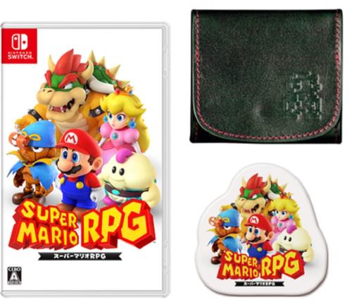 スーパーマリオRPG -Switch + スーパーマリオブラザーズ本革コインケースセット (オリジナルピンズ 同梱)|GOODWOODS