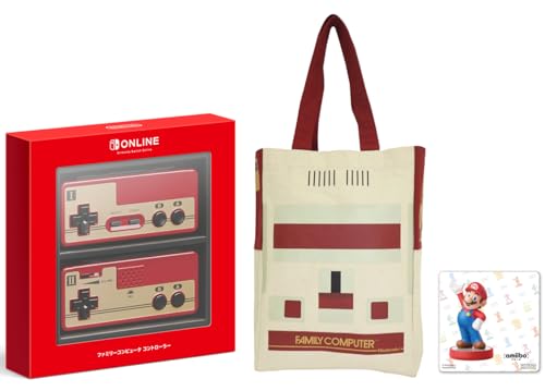 任天堂純正品ファミリーコンピュータ コントローラー +ファミリーコンピュータトートバッグ (オリジナルステッカー 同梱)｜GOODWOODS