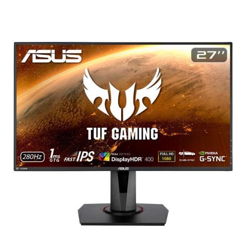 ASUS ゲーミングモニター TUF Gaming VG279QM 27in/盛りだくさん固定ディスク/IPS/280サイクル/1ms/HDR/HDMI2,DP/G-SYNC Compatible/ELMB/金棒引き/3年 パソコン・周辺機器-PCアクセサリー