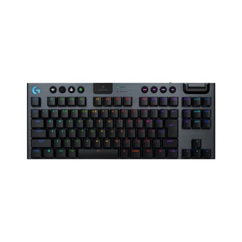 Logicool G ゲーミングキーボード G915 X LIGHTSPEED TKL 薄型 ワイヤレス テンキーレス G915WLX-TKL-LNBK リニア 赤軸 静かなタイピング 日本語配列 Bluetooth LIGHTSYNC RGB ゲーミング キーボード メカニカルキーボード 国内正規品 ※ 壁紙ダウンロード付き