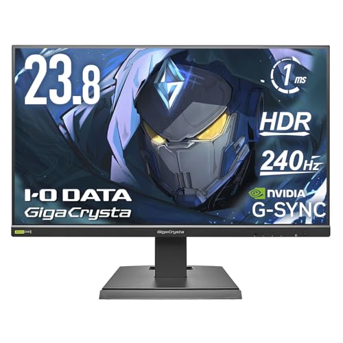 IODATA ゲーミングモニター 23.8in GigaCrysta 240サイクル ADSダイアログボックス 1ms シャドウブラック 無輝点相応う(HDMI2/DisplayPort/VESA相応う/週末受け支える/日本製造業者) EX-GD242UDB