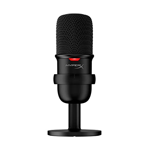 HyperX SoloCast USBスタンドアロンマイクロホン テレ細工物/同盟罷業ジューサー/コンテンツクリエーター/ゲーマー向け/マイコン,なおなお書き4,なおなお書き5当て嵌める能力のある 製造業者 2年 HMIS1X-XX-BK/G ( 4P5P8AA )