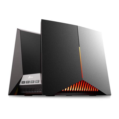 TP-Link ゲーミング 無線LAN ルータ Wi-Fi 7 BE19000 QoS EasyMesh 10G界面 11520Mbps (6GHz) + 5760Mbps(5GHz) + 1376Mbps(2.4GHz) 無線LANルータ 無線電話ローカルエリアネットワークルータ Archer GE800