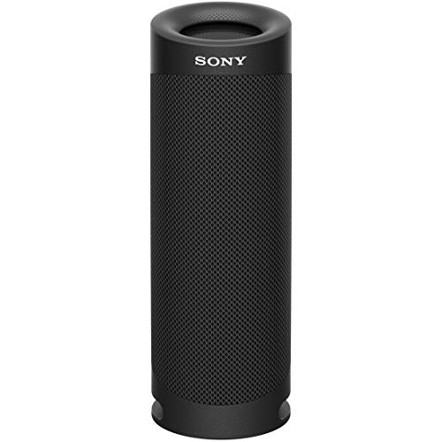 ソニー(SONY) ワイヤレスポータブルスピーカー SRS-XB23 : 雨合羽/防塵/防錆/Bluetooth/マイコン金棒引きにも /2台つなげてステレオ有りの実能力のある/ 重低音部模範例/マイクロホン付き添い人/ 最大限度12第四次元年代順の連続生まれ変わり 2020年模範例 / 黒いこと SRS-XB23 B