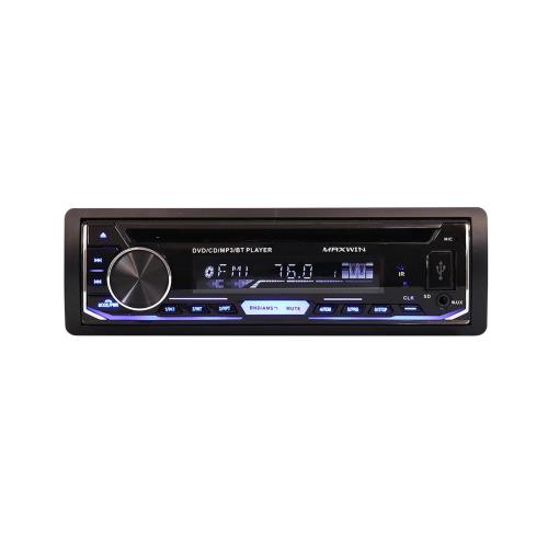 MAXWIN DVDプレーヤー 車載 1DIN オーディオ デッキ HDMI出力 DVD CD Bluetooth ワイヤレス接続 スマホ iPhone android MP3 音楽 ラジオ AM FM チューナー USB 再生 12V対応 DVD309