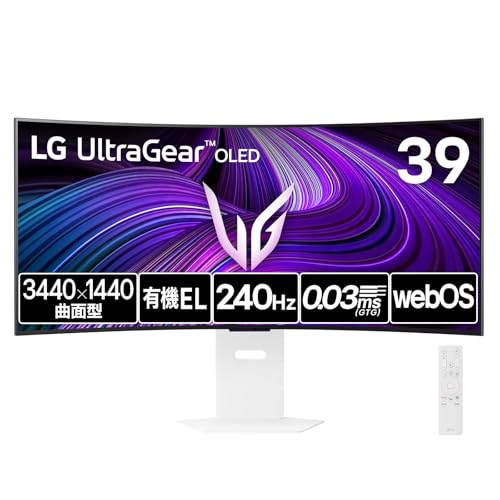 楽天市場】LG ゲーミングモニター UltraGear OLED 34GX90SA-W 33.9