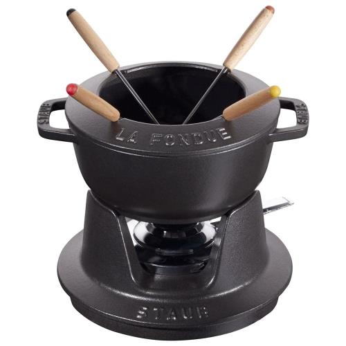 staub ストウブ 「 フォンデュセット 黒いこと 16糎 」 フォンデュー 鋳込み ホーロー 鍋 日本定まり売りわたす品 Speciality 40511-970