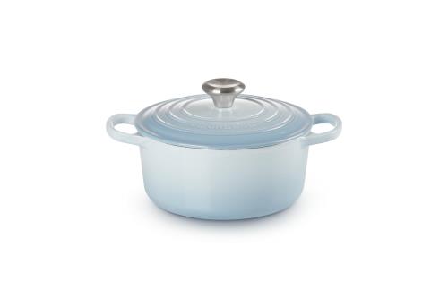 ルクルーゼ(Le Creuset) 鋳物 ホーロー 鍋 シグニチャー ココットロンド 18 cm コースタルブルー ガス IH オーブン 対応 日本正規販売品|GOODWOODS