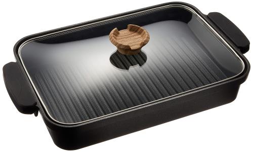 アイリスオーヤマ フライパン グリルパン IH オーブン対応 焼き魚 秋刀魚 グラタン スキレットコート ワイドサイズ 2.9L 37.222.36cm SKL-G