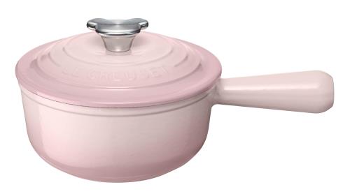 ルクルーゼ(Le Creuset) 鋳物 ホーロー 鍋 ソースパン ベアーツマミ 16 cm シェルピンク ガス IH オーブン 対応 日本正規販売品