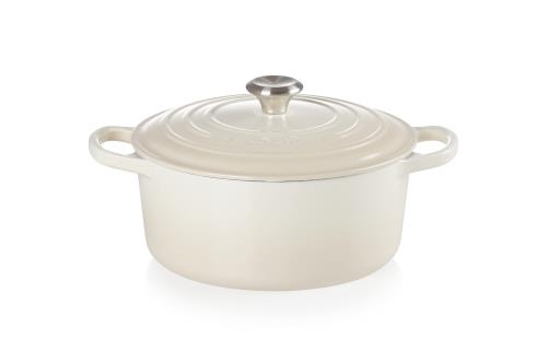 ルクルーゼ(Le Creuset) 鋳込み ホーロー 両手なべ シグニチャー ココットロンド 22 珊 メレンゲ 屁っ放り IH オーヴン 相応う 日本定め事売りわたす品