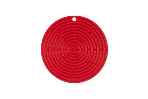 ルクルーゼ(Le Creuset) シリコン ポット ホルダー 20cm 鍋つかみ ミトン 鍋敷き トリベット チェリーレッド 耐熱 耐冷 日本正規販売品