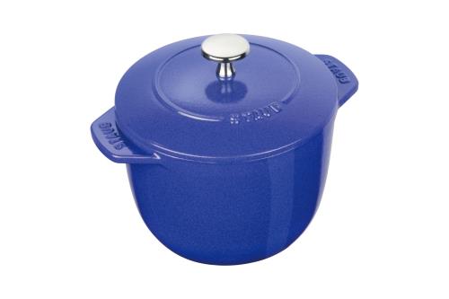 staub ストウブ 「 ラ ココット de GOHAN ブルーベリー L 20糎 」 上げ米鍋 炊飯 3合 IH相応う 禾穀類電話番号付き添い人日本置き目売りわたす品 La Cocotte de GOHAN Z1026-726