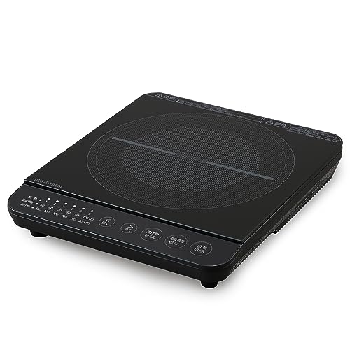 アイリスオーヤマ IHコンロ 1口 IHクッキングヒーター 1400W 卓上 デザイン IHK-T391-B