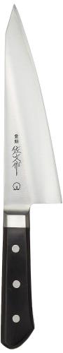 遠藤商事 TKG 包丁 ガラスキ 全鋼 サイズ(cm)18 全長(mm)310 質量(g)350 背厚(mm)5 本格派の技法を心にこめた、丹念な鋭い刃先が特長の佐文シリーズ 日本製 プロ用 業務用 ASB07