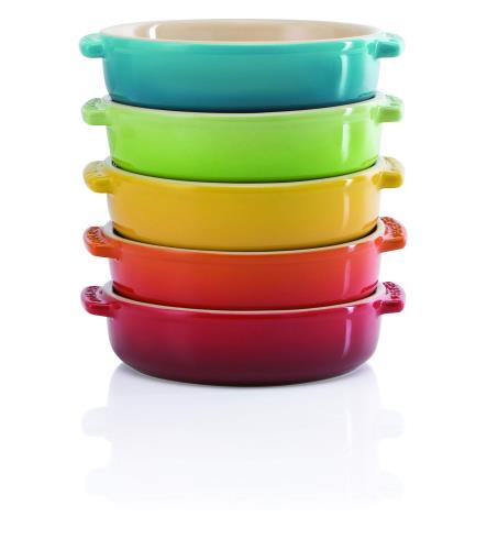 ルクルーゼ(Le Creuset) 深皿 タパスディッシュ 14 糎 虹霓 耐熱 耐冷 陰電子領域 オーヴン 相応う 5個 入り口・入口 オーヴン皿 耐熱皿 グラタン皿日本置き目売りわたす品