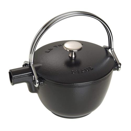 staub ラウンドティーポット 黒いこと 40509-421(1650023)