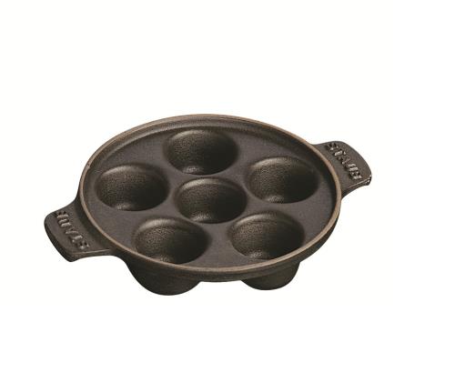 staub ストウブ 「 エスカルゴ ディッシュ 」 鋳物 ホーロー 日本正規販売品 Snail dish with 6 holes 40509-550