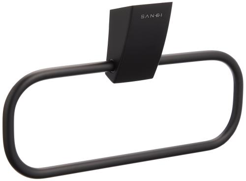 SANEI(サンエイ) タオルリング ビス付き ブラック W5701-D
