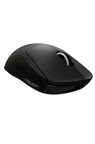 Logicool G PRO X SUPERLIGHT 無線電話 ゲーミングマウス G-PPD-003WL-BK 軽さ 63g未満 LIGHTSPEED HERO 25K検知器 POWERPLAY 無線電話 申し受ける 相応う ゲーミング 二十日鼠 黒いこと パソコン windows 国内置き目品