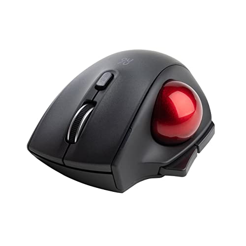 サンワダイレクト トラックボールマウス Bluetooth 小型 静音 Mac/Win/Android/iPad OS 対応 5ボタン(戻る/進むボタン搭載) ブラック 400-MABTTB181BK