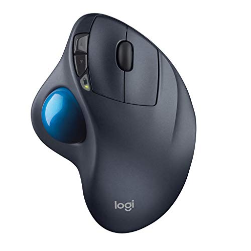 ロジクール ワイヤレスマウス シルバーブルー トラックボール 無線 M570t Unifying 5ボタン トラックボールマウス 電池寿命最大18ケ月 国内正規品 3年間無償
