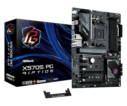 ASRock お母さんゲーム盤 X570S PG Riptide AMD Ryzen 5000 続きもの 中央処理装置 (Soket AM4) 相応う X570 ATX お母さんゲーム盤 国内置き目代わりになる店品