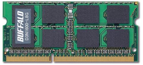 BUFFALO パソコン3L-12800相応う 204PIN DDR3 SDRAM 8GB D3N1600-L8G