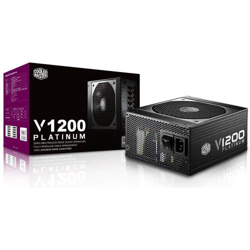 CoolerMaster V1200 Platinum 1200W PC電源ユニット 80PLUS PLATINUM 7年 PS443 RSC00-AFBAG1-JP