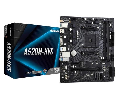 ASRock AMD A520 ソケット AM4 Micro ATX DDR4-SDRAM お母さんゲーム盤