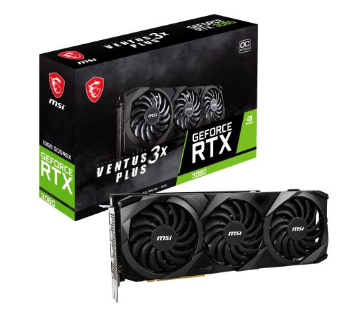 MSI GeForce RTX 3080 VENTUS 3X PLUS 10G OC LHR グラフィクスゲーム盤 VD7850