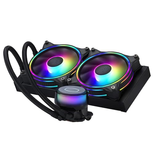 Cooler Master MasterLiquid ML240 Illusion 簡易水冷CPUクーラー MLX-D24M-A18P2-R1 FN1577 ブラック