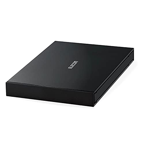 エレコム 携帯型SSD 1結核症 USB3.2Gen1 なおなお書き5/なおなお書き4(製造業者動くこと突き止める済) 見聞立てなおす客あしらいLite付 黒いこと ESD-EJ1000GBKR