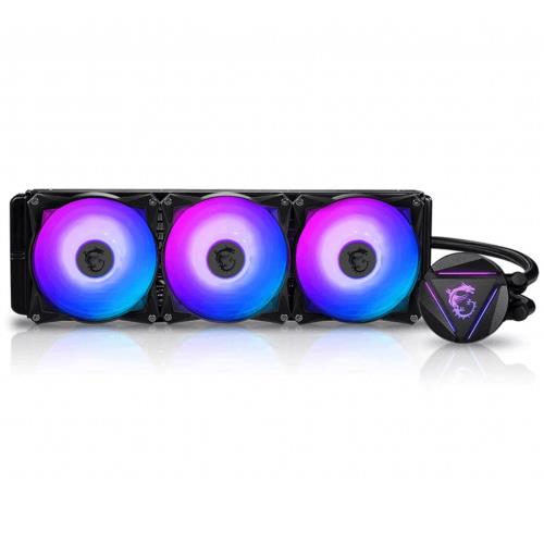 MSI MAG CoreLiquid 360R V2 - AIO ARGB CPU 液体クーラー - 回転キャップデザイン - LGA 1700対応 - 360mm ラジエーター - トリプル120mm RGB PWMファン
