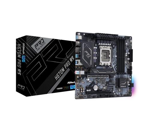 ASRock マザーボード H670M Pro RS Intel H670 シリーズ 第12世代 CPU (LGA1700) 対応 H670 MicroATXマザーボード 国内正規代理店品 26,793円