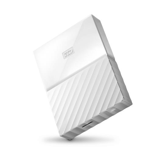 WD HDD ポータブル ハードディスク 3TB USB3.0 ホワイト 暗号化 パスワード保護 ( PS4 / PS4pro 対応) 3年 My Passport WDBYFT0030BWT-WESN