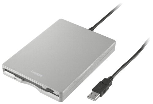 Logitec USB外付型FD しろがね色