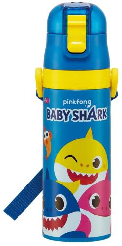 スケーター (skater) スポーツボトル 子供用 ステンレス 水筒 470ml ベイビーシャーク SDC4-A