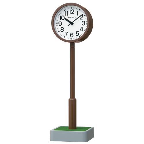 セイコークロック(Seiko Clock) 置き時計 クオーツ時計 ポール型クロック 3058885mm BZ803B