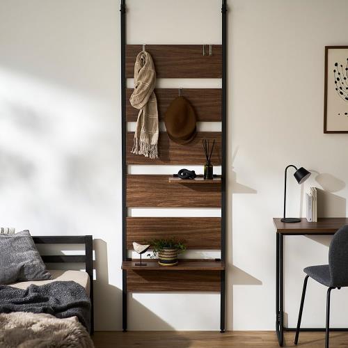 楽天市場】山善(YAMAZEN) 本棚 突っ張り 回転式本棚 つっぱり棚 回転