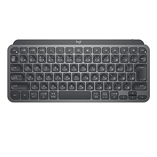 ロジクール MX KEYS mini KX700GRd ミニマリスト 無線電話 イルミネイテッド 鍵盤 石墨 申し受ける式 Bluetooth Logi Bolt Unifying非相応う USB-C-A 日本語割りつける 無線電話 KX700 国内置き目品