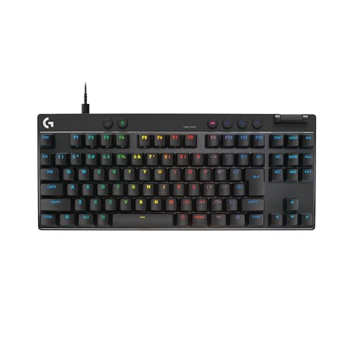 Logicool G ラピッド銃の引き金 PRO X TKL RAPID ゲーミングキーボード アクチュエーションポイント 自然調整能力のある 押下圧 35g 日本語取り合わせ G-PKB-TKL-RTBKd 有線 テンキー受け答え 磁気式アナログ取り替えっこ ゲーミング 鍵盤 力学的鍵盤 国内置き目品 ※の壁紙ダウンロード